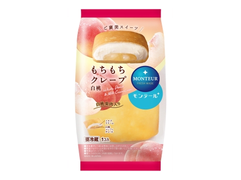 もちもちクレープ・白桃