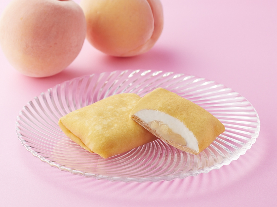 もちもちクレープ・白桃