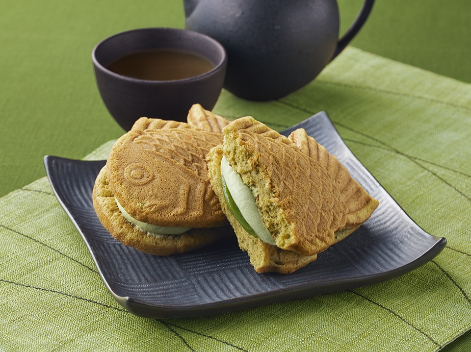 【わスイーツ】ふわもちたい焼・深み抹茶