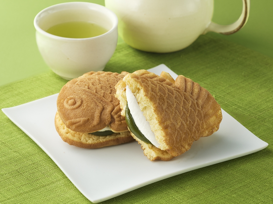 【わスイーツ】ふわもちたい焼・玉露ミルク