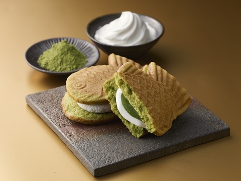 【わスイーツ】天空の抹茶・茶たい焼（抹茶ミルク）