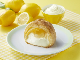 瀬戸内レモンのレアチーズシュークリーム
